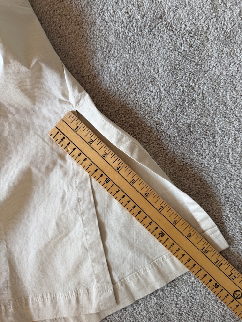 Banana Republic Twill Utility Midi Shirtdress Color: Stone Washed Size M NWT - Picture 11 of 14